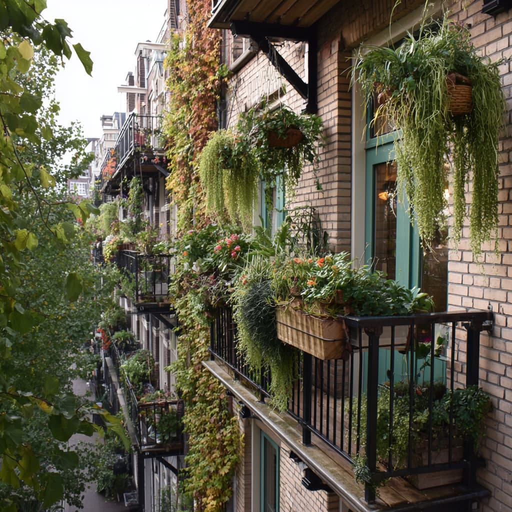 Hangplanten balkon Amsterdam